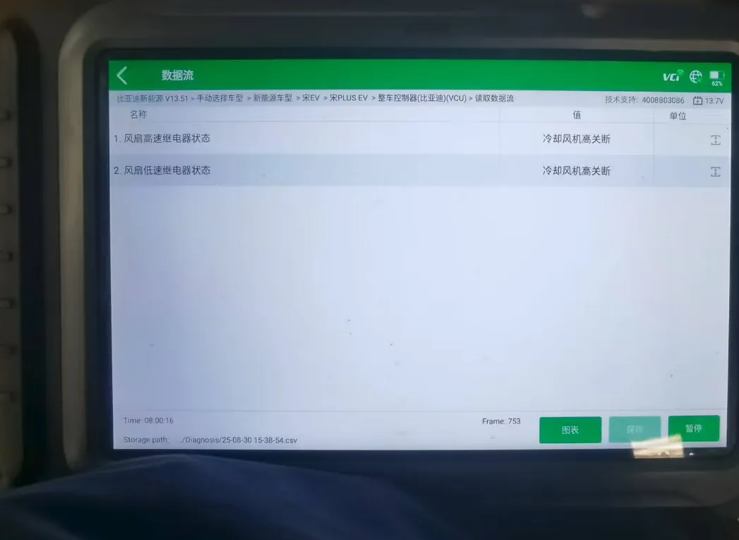 比亚迪宋散热风扇持续运转:调速模块故障